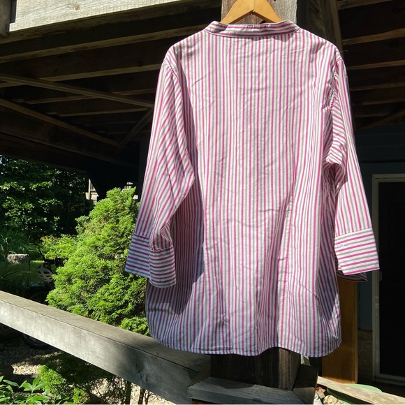 SILHOUETTES XXL cotton blend. Pinstriped button up shirt. - Picture 4 of 10